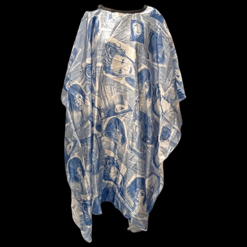 ***Cutting Cape - Blue Faces - Velcro (CP81539)