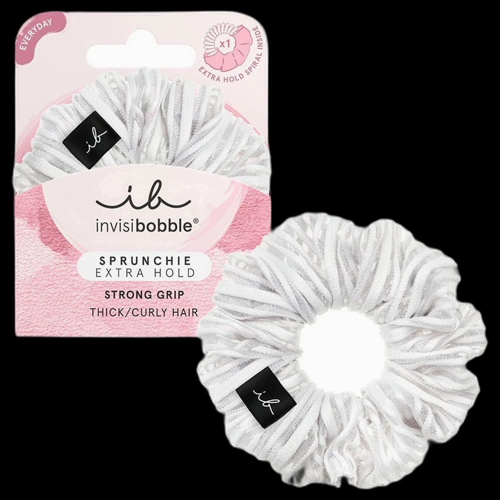 ***invisibobble - Sprunchie - Extra Hold Pure White 1pc