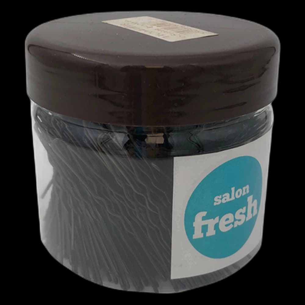 Hair Setting Pins Wavy 65mm - Brown (250gm Tub) Salon FRESH