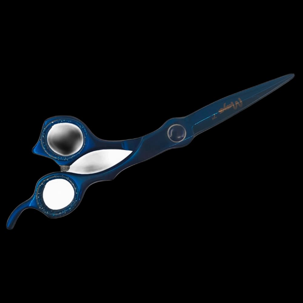 Mayas Blue Sword Scissor Off Set 7" Ultra High Carbon