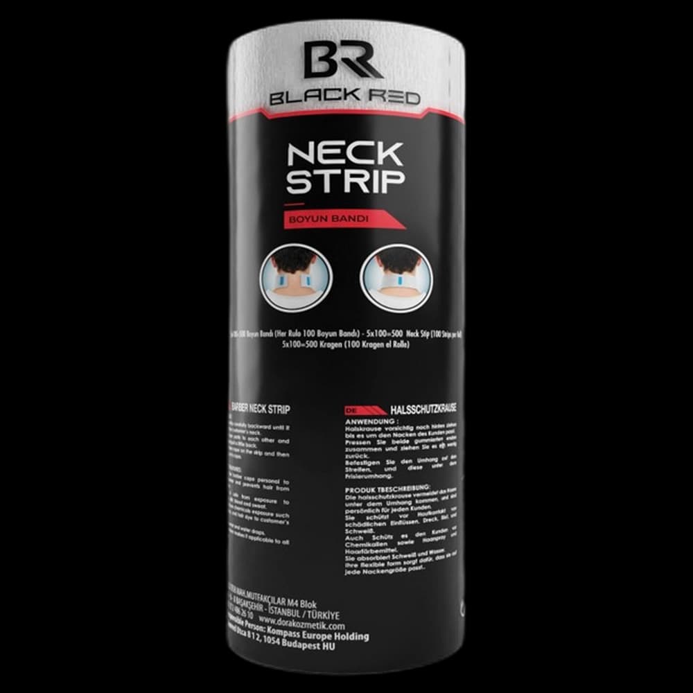 BLACKRED Neck Collar Paper Roll - pack of 5