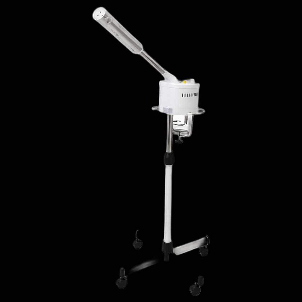 RIBALTA Facial Steamer w/Timer,Metal Base & Handle - White