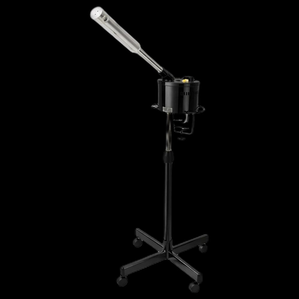 RIBALTA Facial Steamer w/Timer,Metal Base & Handle - Black