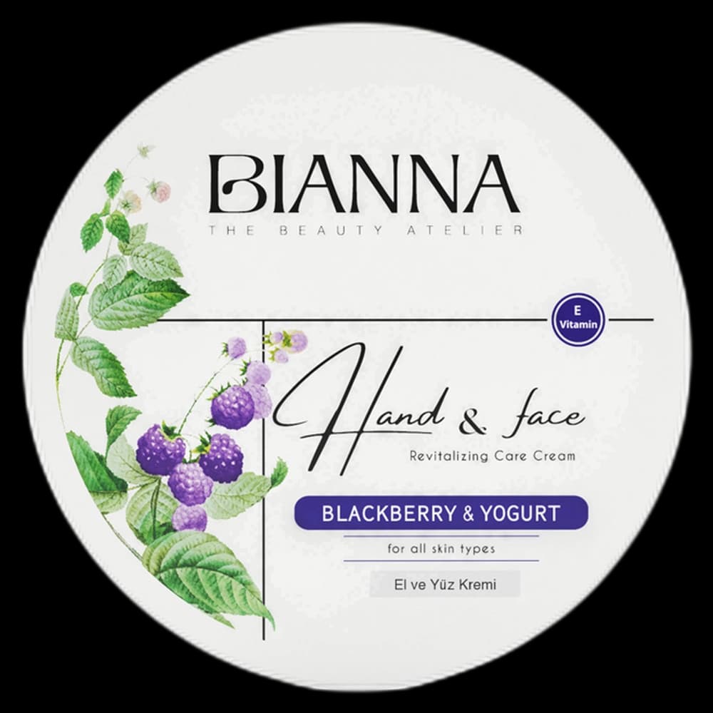 ***BIANNA Hand & Face Cream - Yogurt & Blackberry 250ml