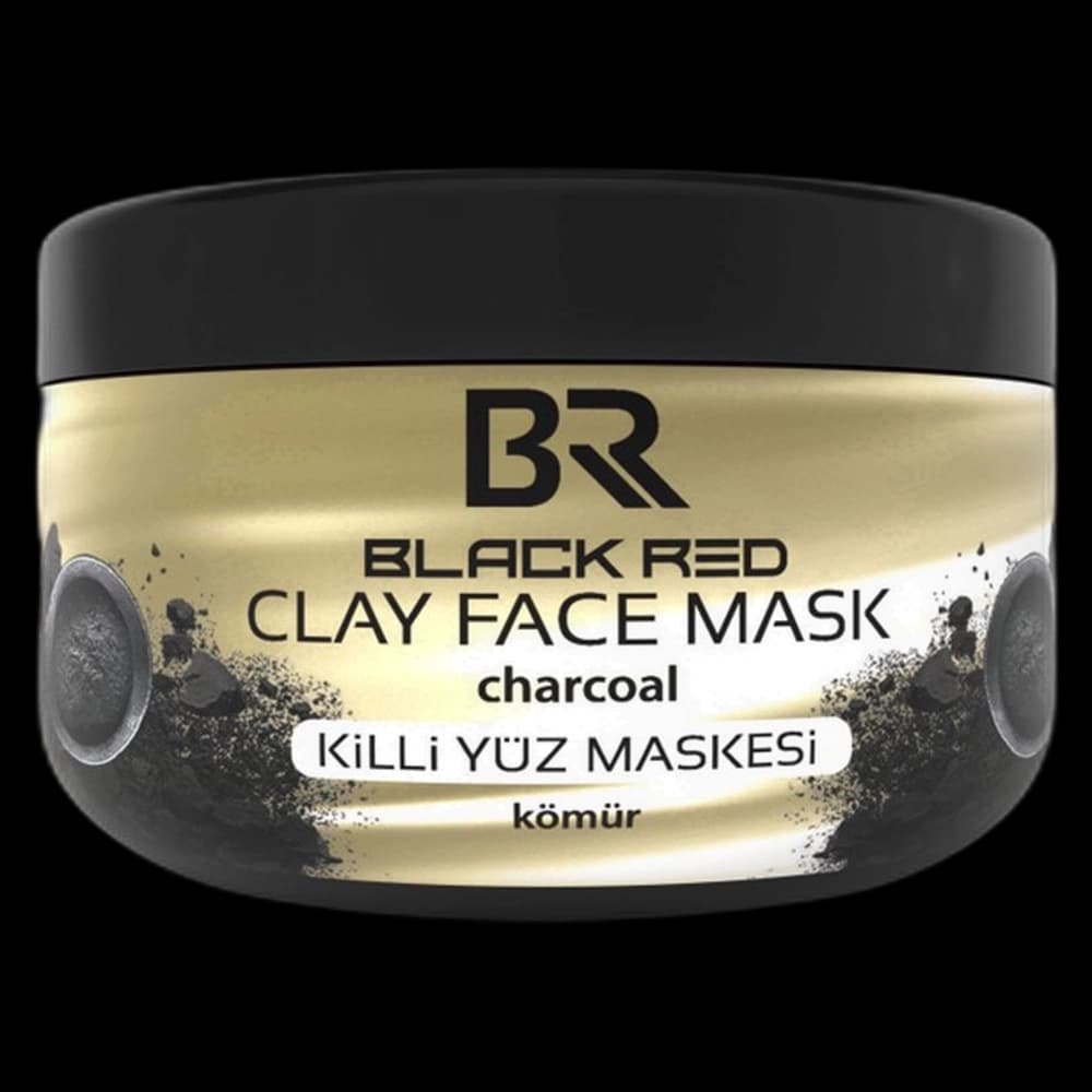 ***BLACKRED Clay Face Mask - Charcoal 400g