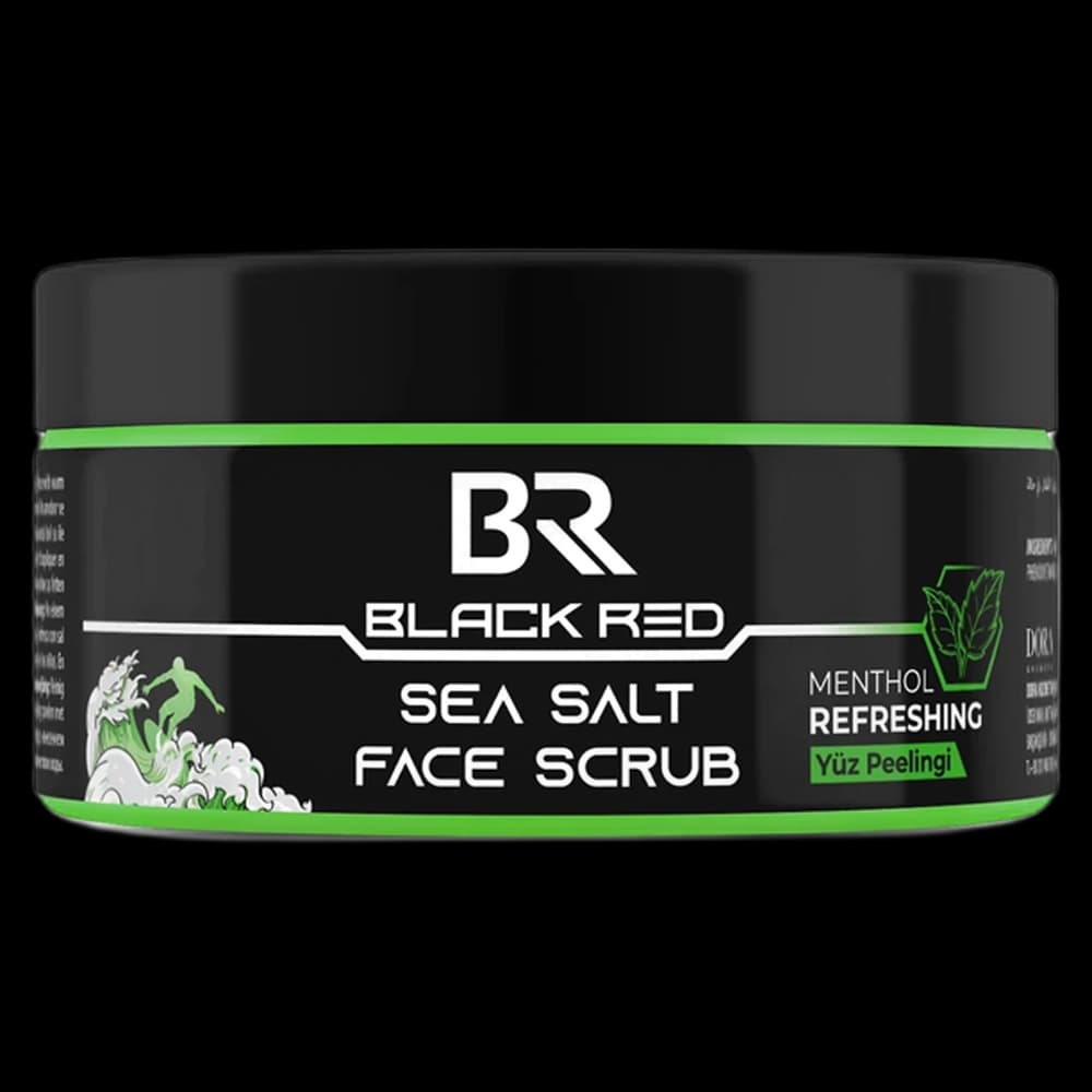 ***BLACKRED Sea Salt Face Scrub 220ml