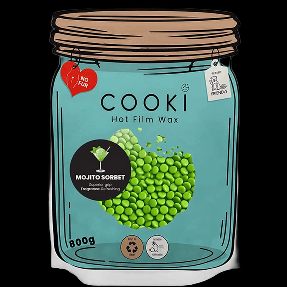 COOKI Wax Film Wax Beads - Mojito Sorbet 800g