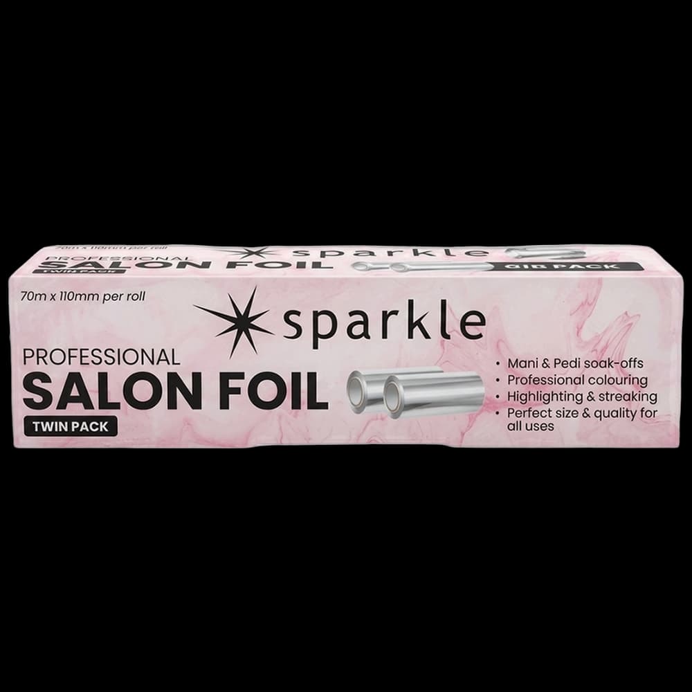 Sparkle Silver Foil - 2x Rolls Per Box 70m x 110mm each