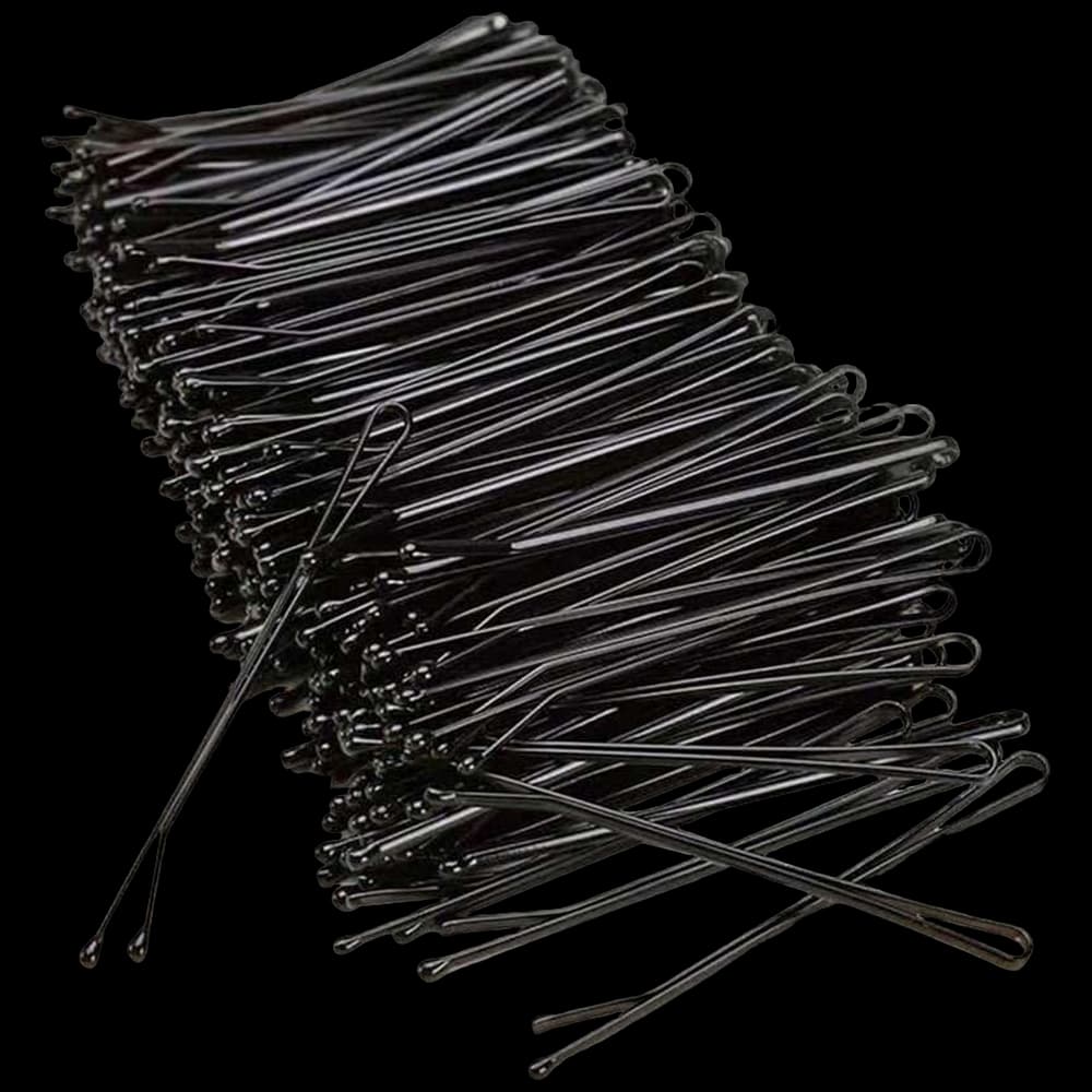 Wavy U Pin 65mm - Black 500g box (CH54265)