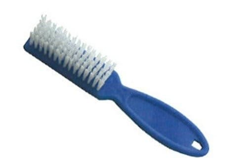 Nail Brush - Large with Bow Tie Handle - White
